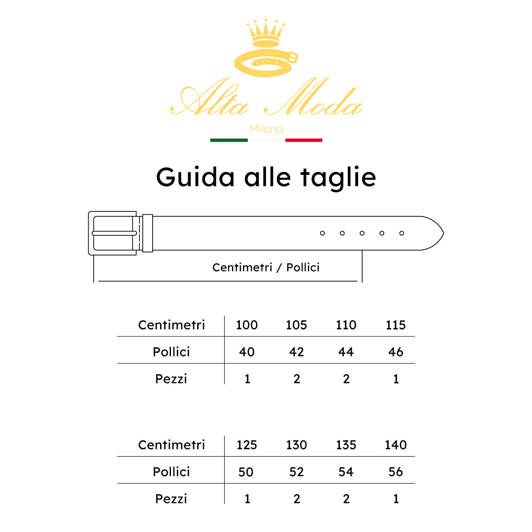 Cintura uomo in pelle M470/35